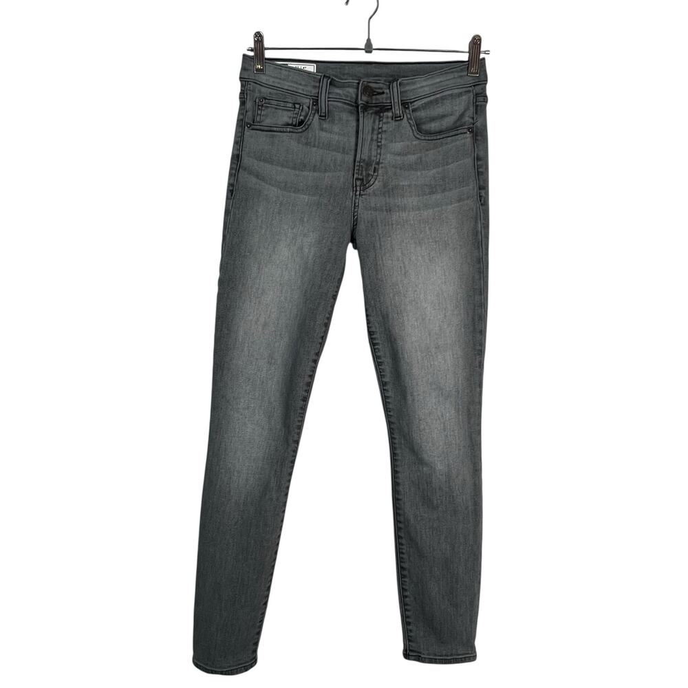 GAP True Skinny Jeans Women’s 27 / 4R (27x27) Gray Mid Rise Stretch Denim Pants